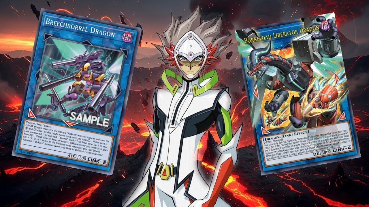 🐉 ROKKET DRAGON LINK DECK [BLZD/LOCR] &ndash; Breechborrel & Borreload Liberator GOD! 🔥⚡ #YuGiOhDeck