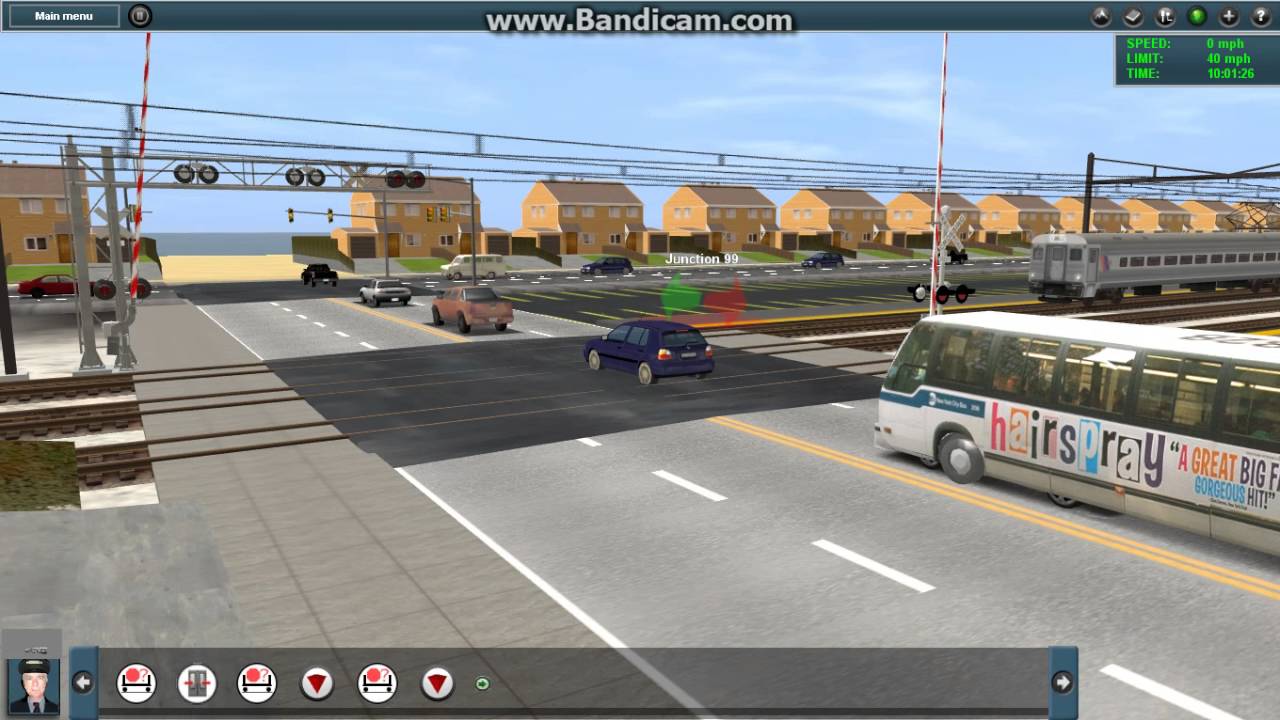 Trainz Railroad Crossings can Turn Off when a Train Stops in Front of it!