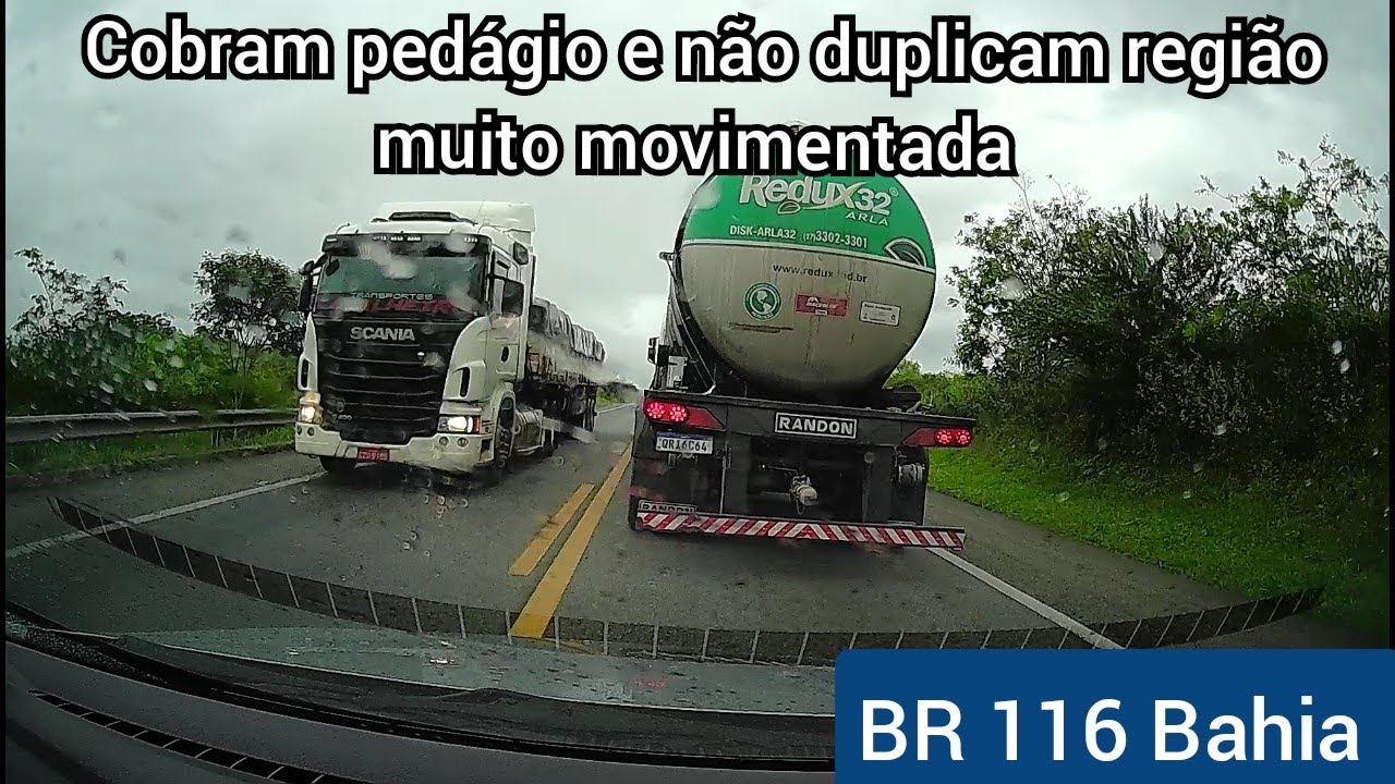 BR 116 próx.Jequié, ba muito ruim ultrapassagem, apesar de ser pedagiada