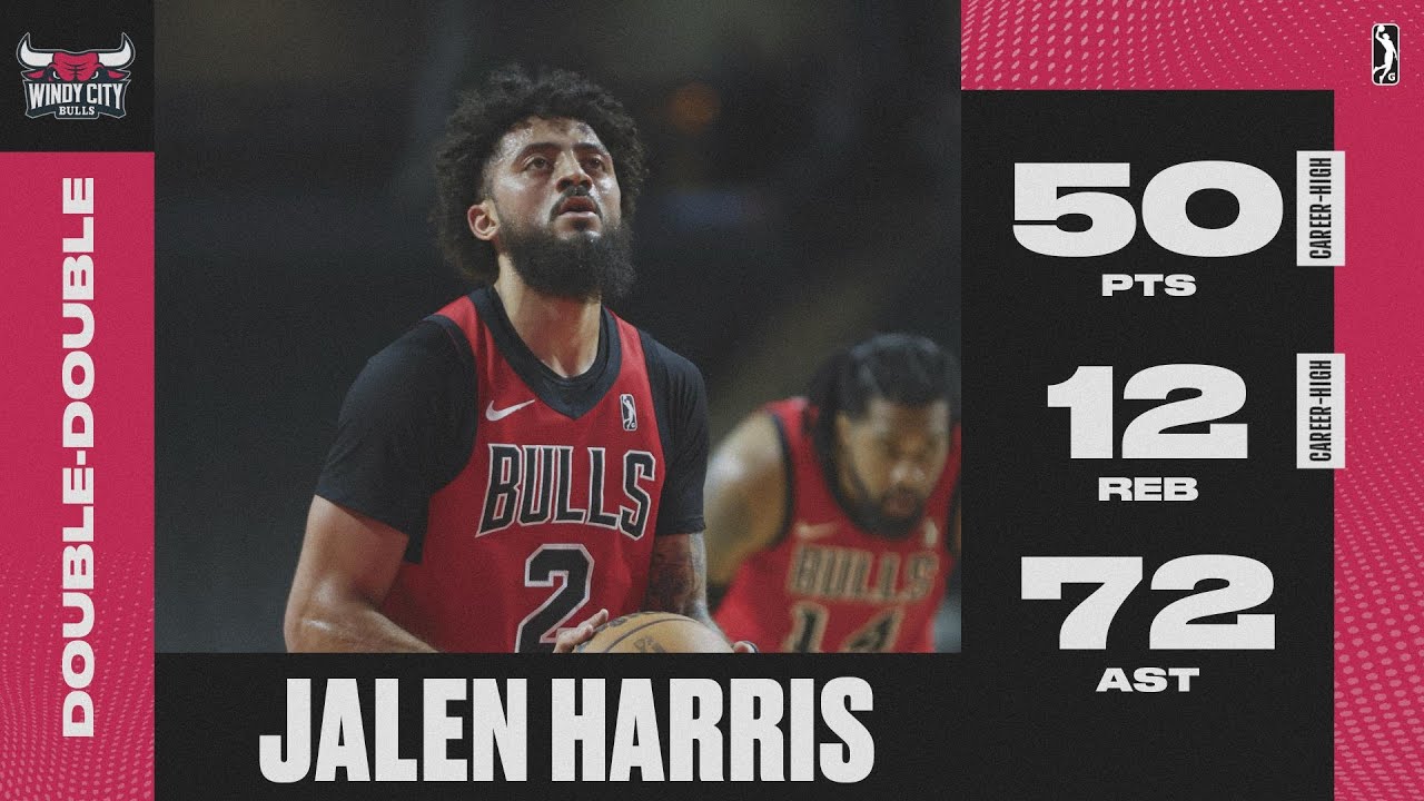 Jalen Harris EXPLODES For a Windy City Bulls Franchise Scoring Record and Career-High 50 PTS!