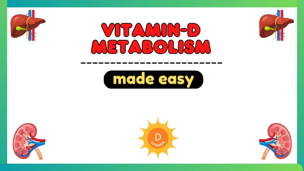 Vitamin-D (calcitriol) metabolism, Vitamin-D synthesis, biochemistry made easy, physiology made easy