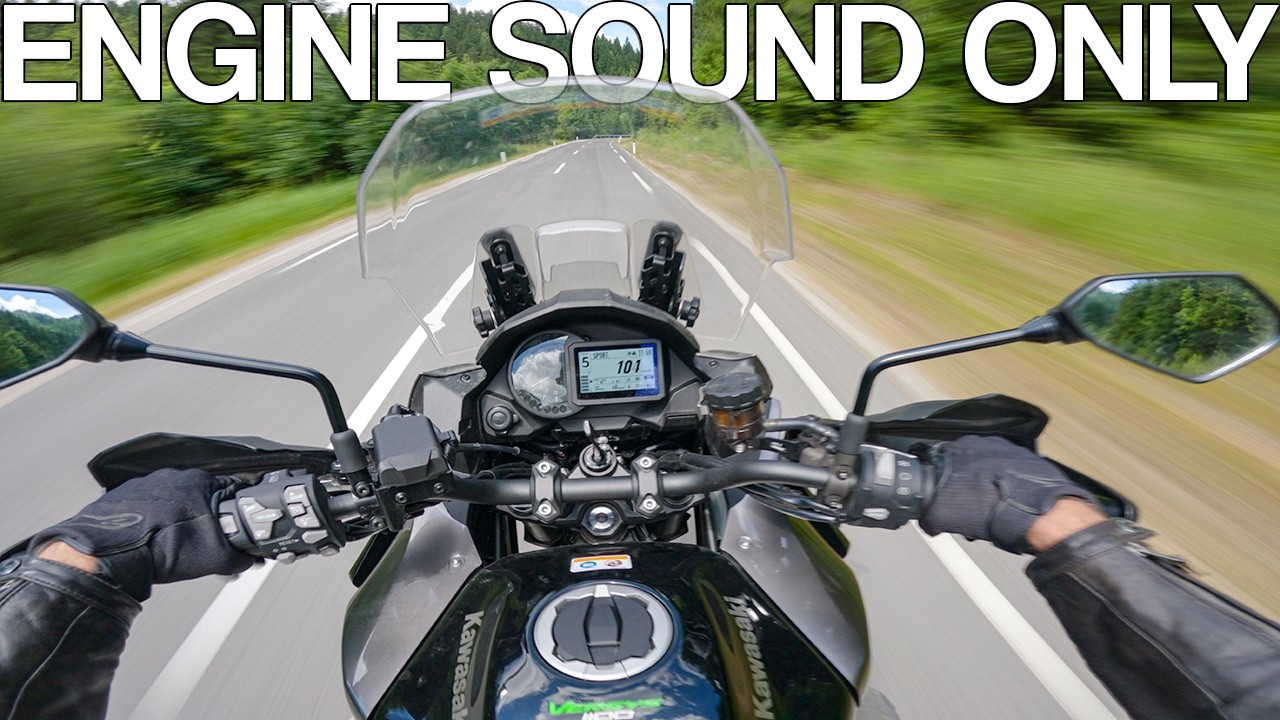 Kawasaki Versys 1100 sound [RAW Onboard]