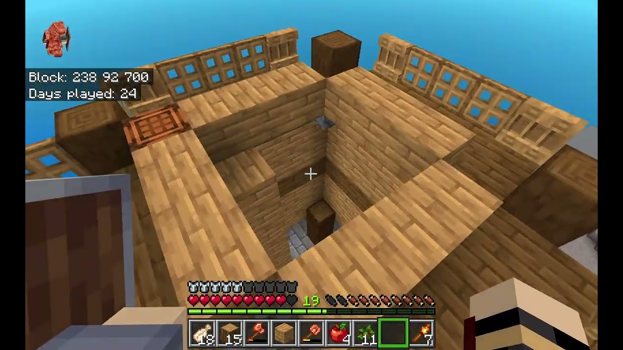 Minecraft forever world,  Episode 2 (The Lighthouse Keep)