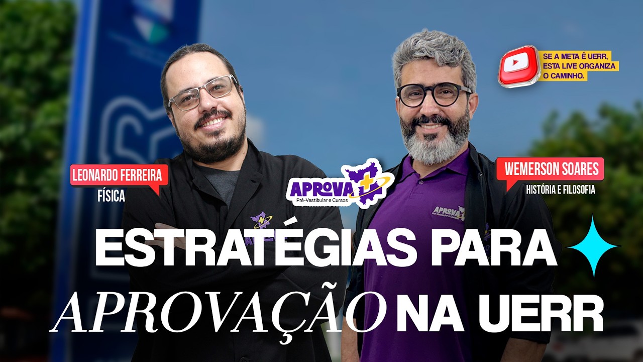 #1 ESTRATÉGIAS PARAAPROVAÇÃO NA UERR 2026 | APROVA+