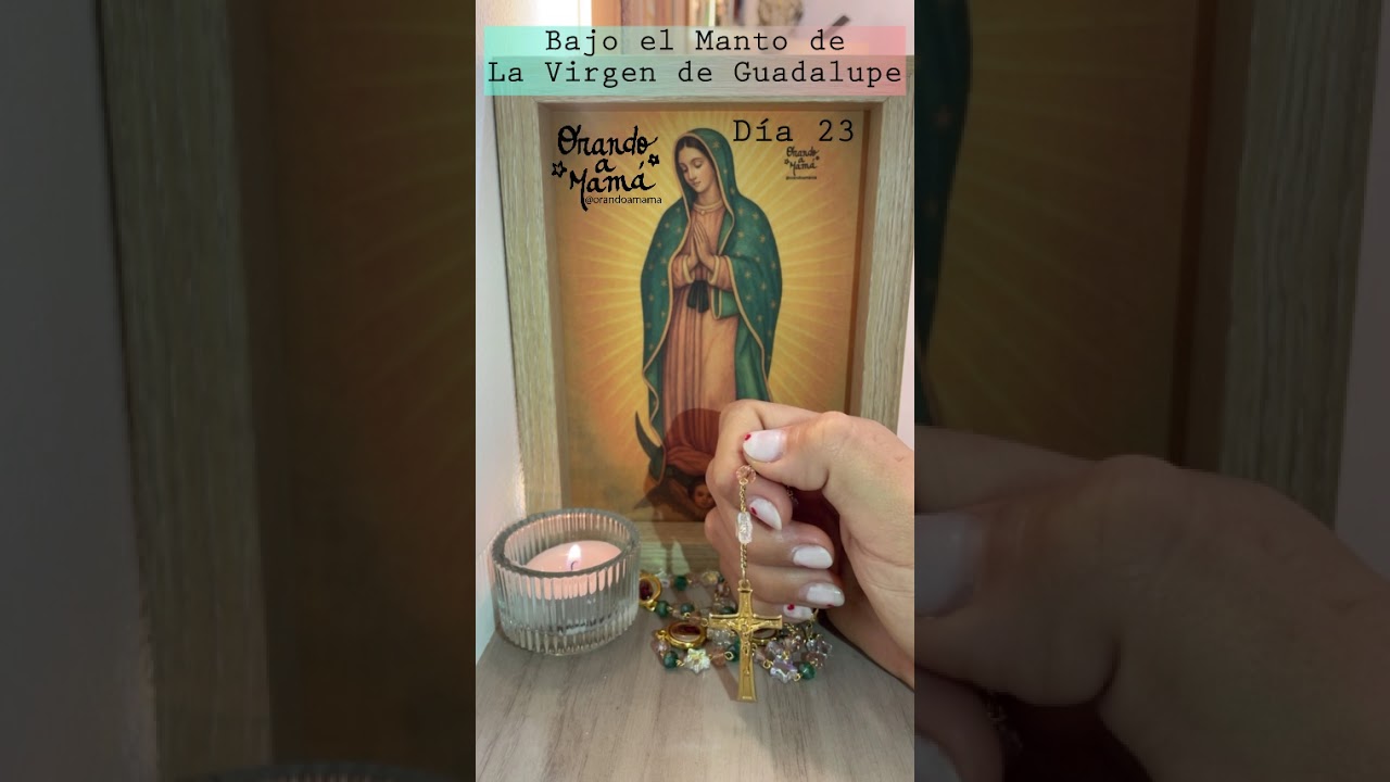 ✨Día 23 - Bajo el Manto de la Virgen de Guadalupe✨