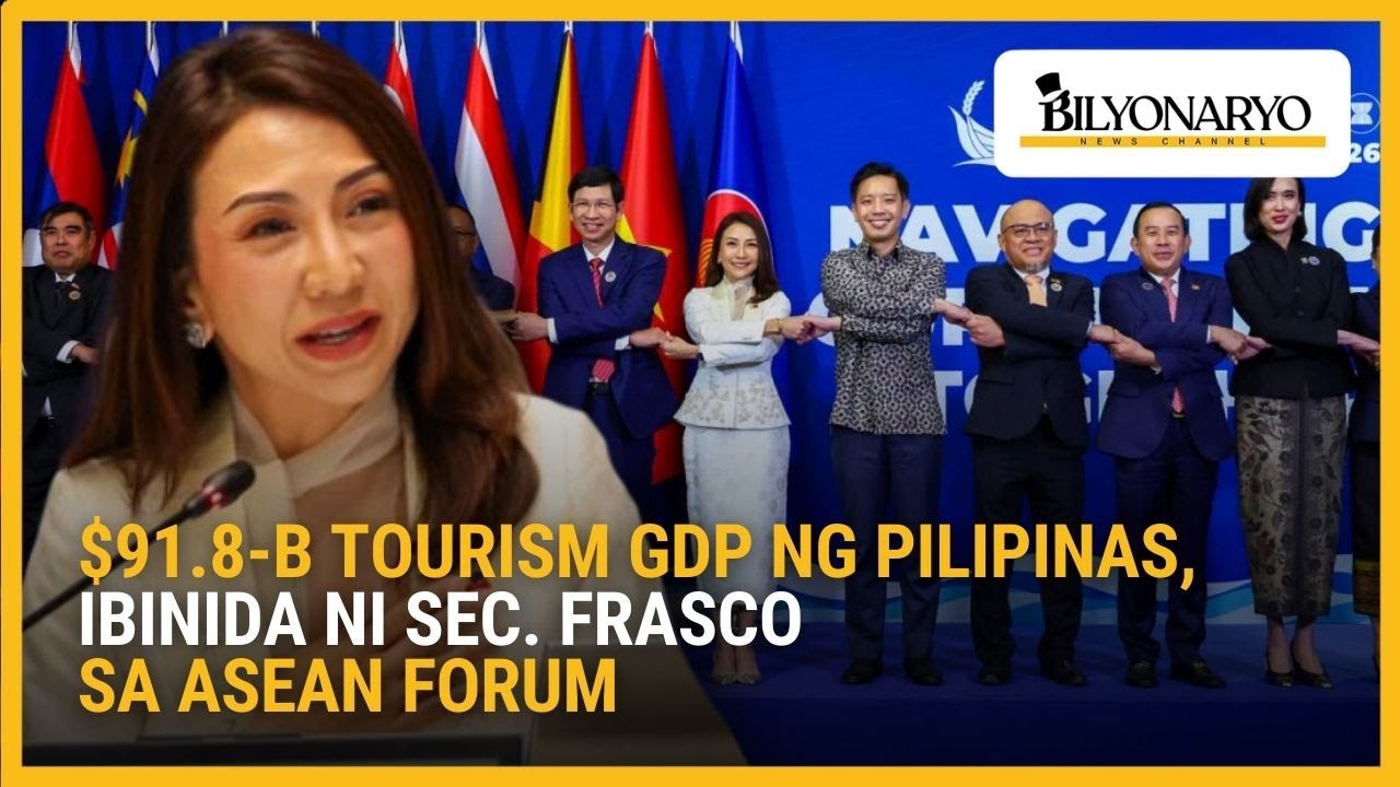 $91.8-B tourism GDP ng Pilipinas, ibinida ni Sec. Frasco sa ASEAN forum | Agenda