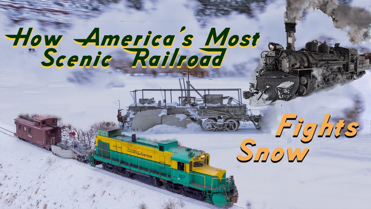 How Does America's Most Scenic Railroad Plow Snow?  Flangers On the Durango & Silverton
