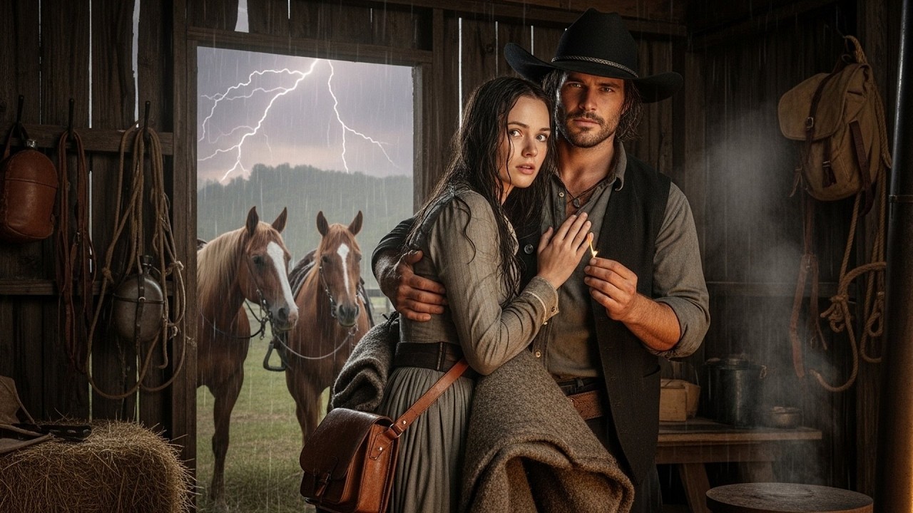 She Was Hiding From A Storm In His Shed, Cowboy Said Hide In My Arms And Weather Every Storm