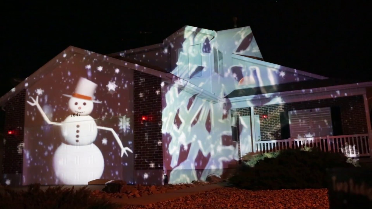 2017 Christmas House Projection Mapping Display Live