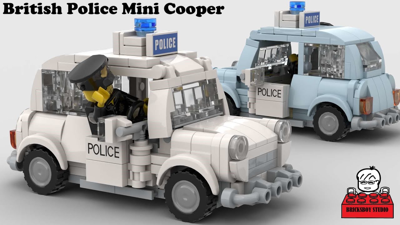 LEGO MOC #55-3 British Police Mini Cooper