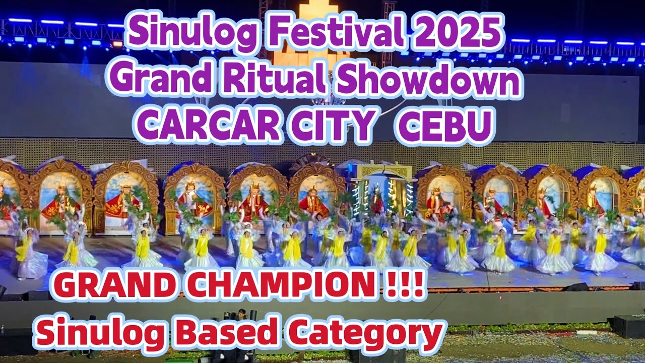 Sinulog Festival 2025 CARCAR CHAMPION Sinulog Based - Ritual Showdown Cebu City DANCE | Sinulog 2025