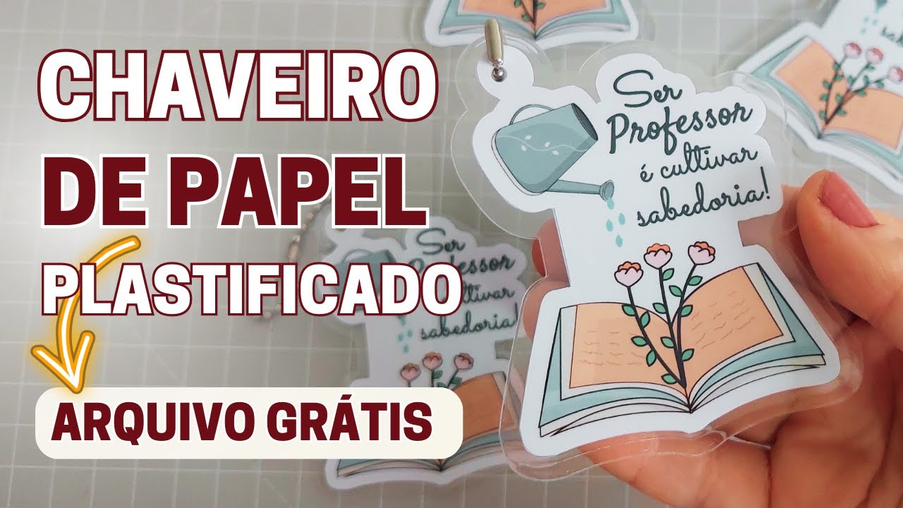 Como plastificar chaveiro | Passo a Passo
