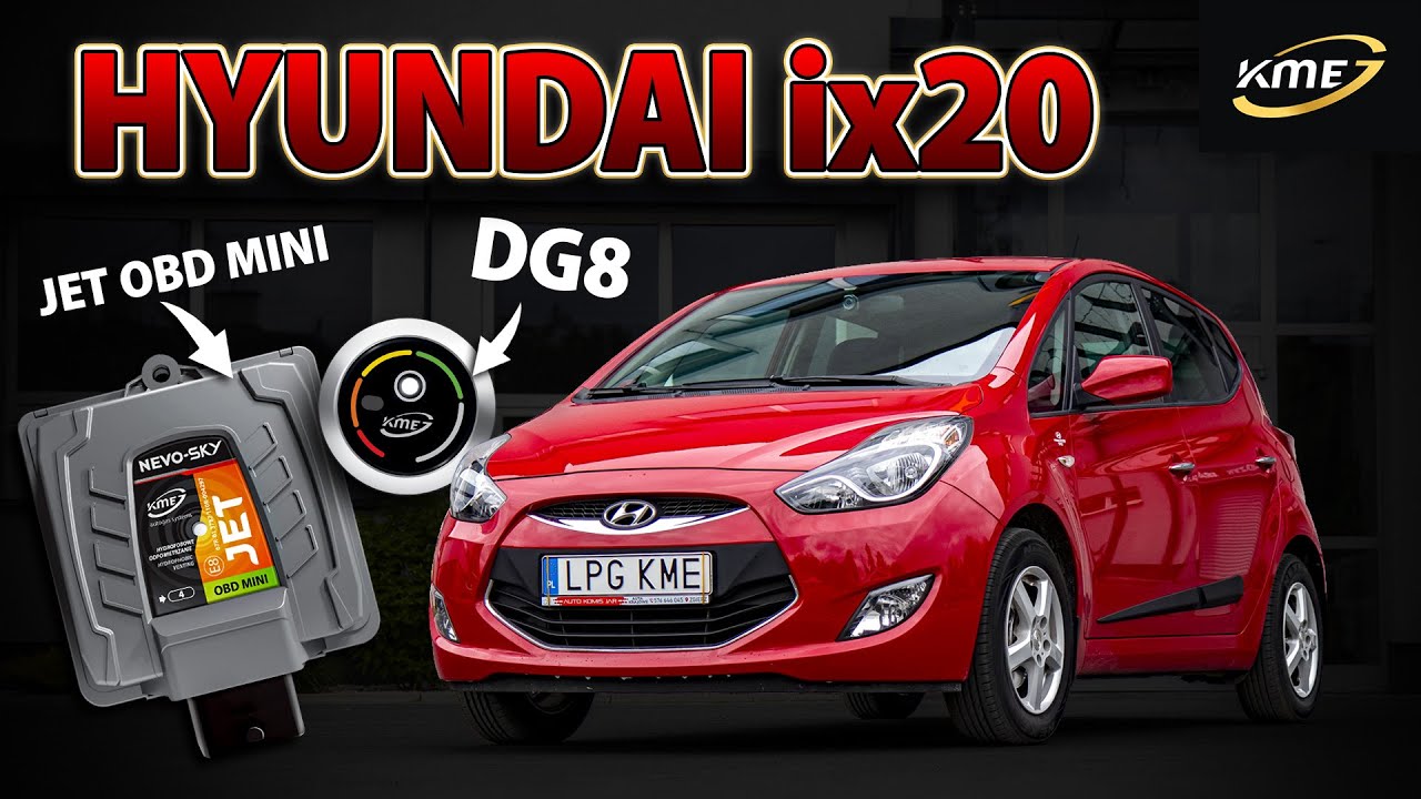 Hyundai ix20 z kompletną instalacją LPG KME