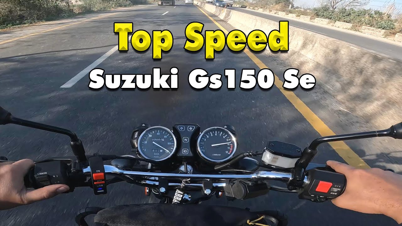 Suzuki Gs150 se top speed| top speed suzuki gs150 model 2021