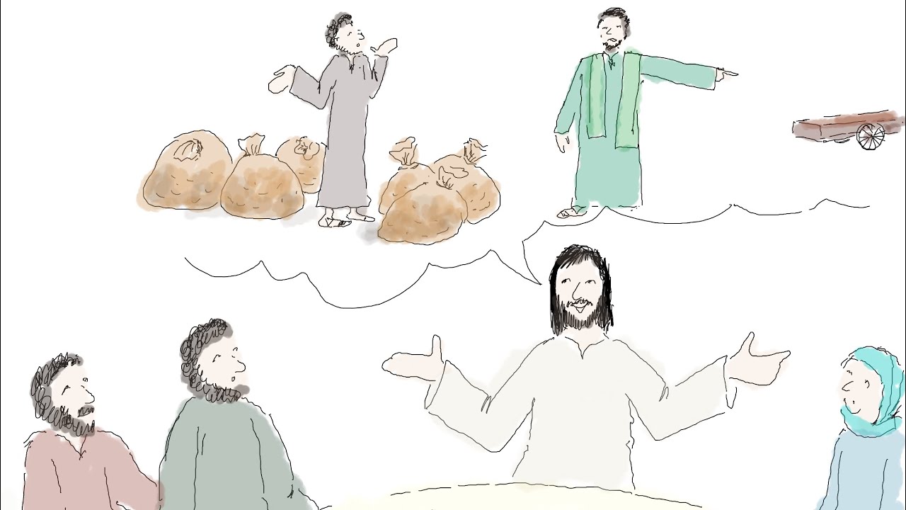 In Bildern durch die Bibel: Jesus ist unser Freund. (Nach Joh. 15, 9–17.)