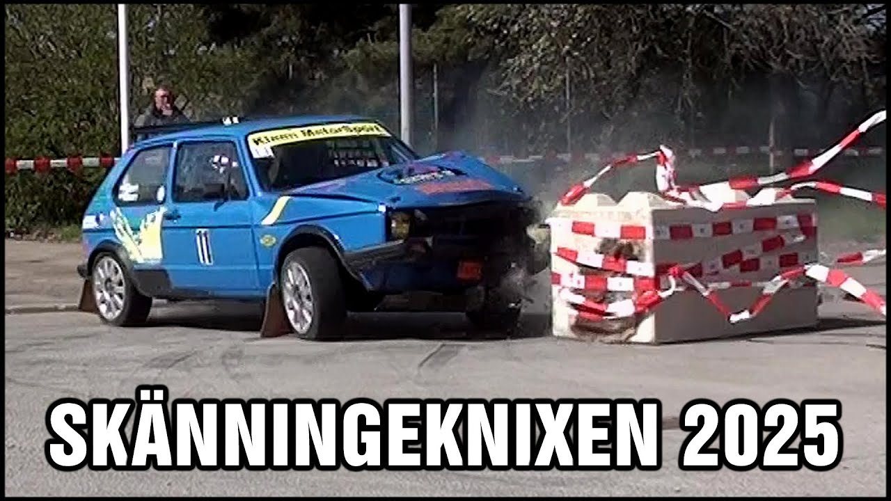 Skänningeknixen 2025 - Hård Stensmäll, Snurrningar, Kriser & Häftig Bilåka!