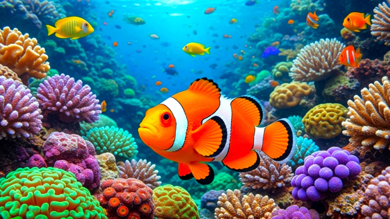 The Best 4K Aquarium - Dive Into The Mesmerizing Underwater Realm, Sea Jellyfish, Coral Reefs