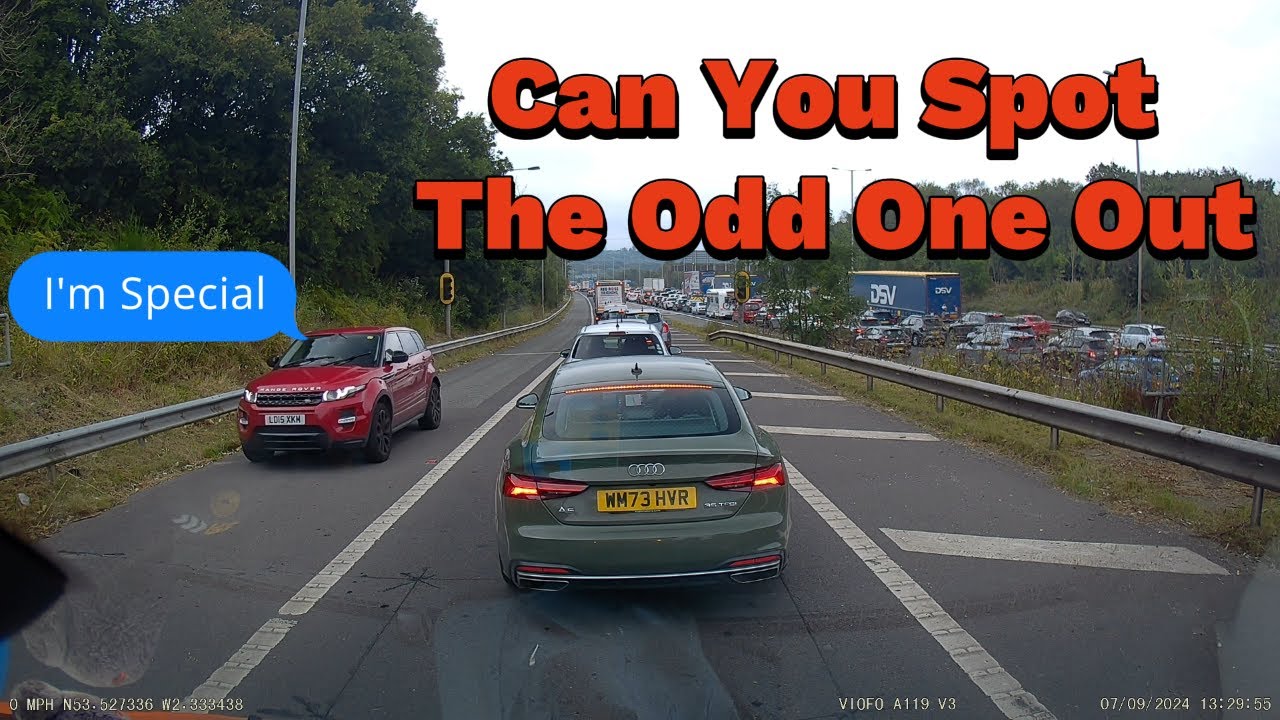 Bad UK Driving Vol 371, исправление: велосипедист оглянулся через плечо в 12:55