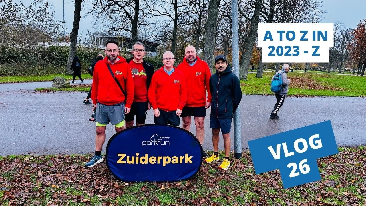 Charity Parkrun A to Z in 2023 - Zuiderpark, for Leicestershire Mental Health charity LAMP. Vlog 26