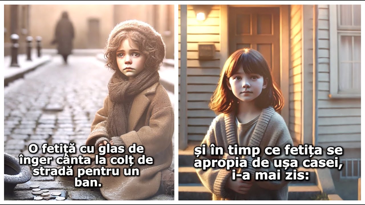 O fetiță cânta pe stradă pentru un ban, după ce ieșea de la școală. Dar secretul ei avea să se afle