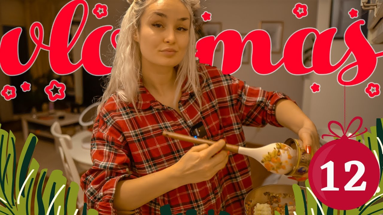 🎄VLOGMAS 🎄Ziua 12 | Chef Madi si salata de boeuf... cu peste | Pisiceala cu Nubia |