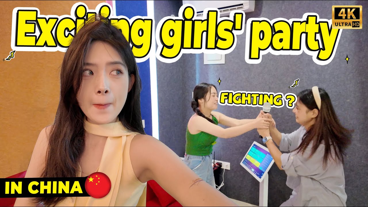 What's a real Chinese girls' party like | What do we play?🇨🇳
