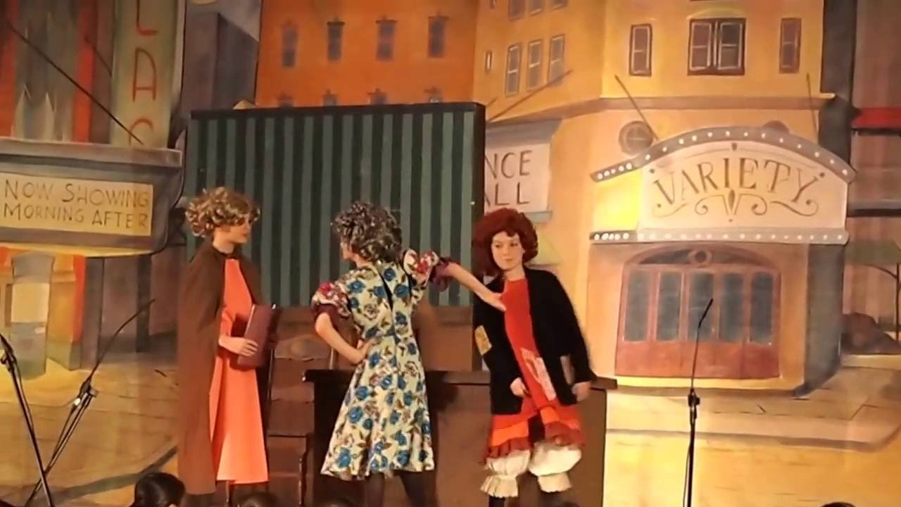 Annie Jr. Miss Hannigan scene, Solo Little Girls - Sophia Lockwood age 10