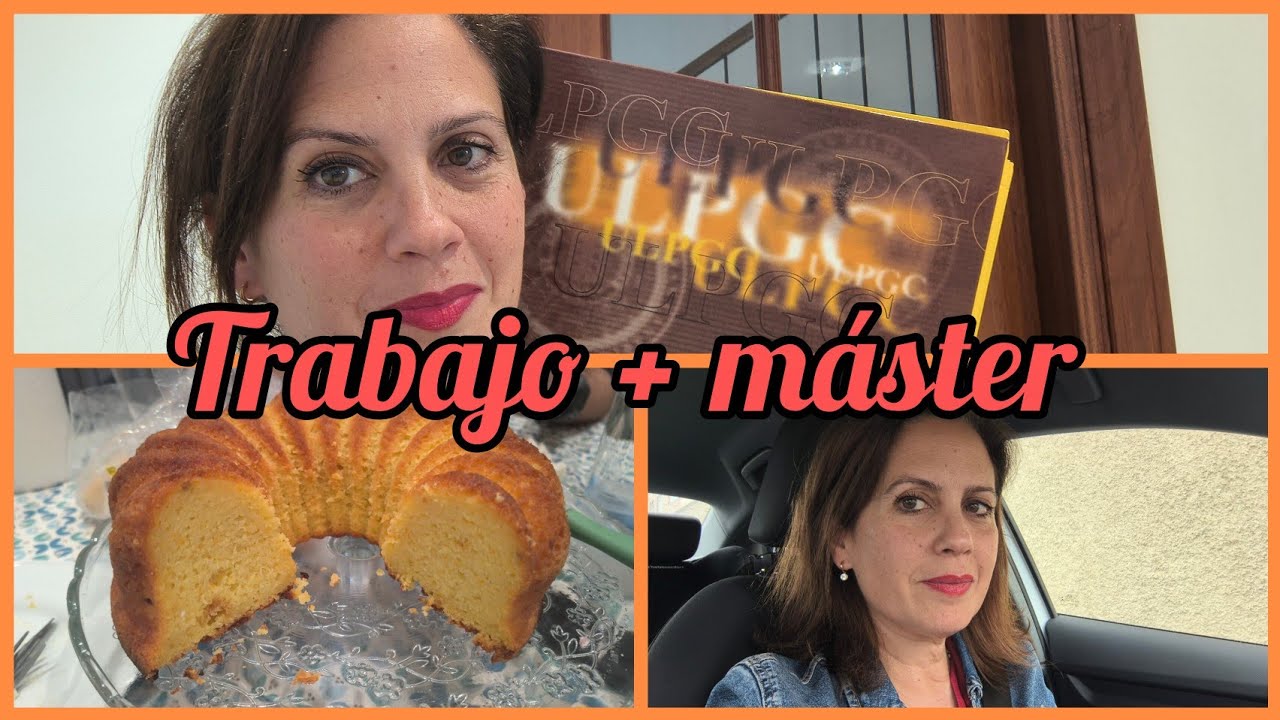 Estudiar un máster mientras trabajas; mi vida ahora mismo