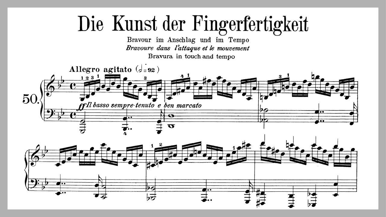 The ultimate etude by Czerny (Op. 740, No. 50 from The Art of Finger Dexterity)