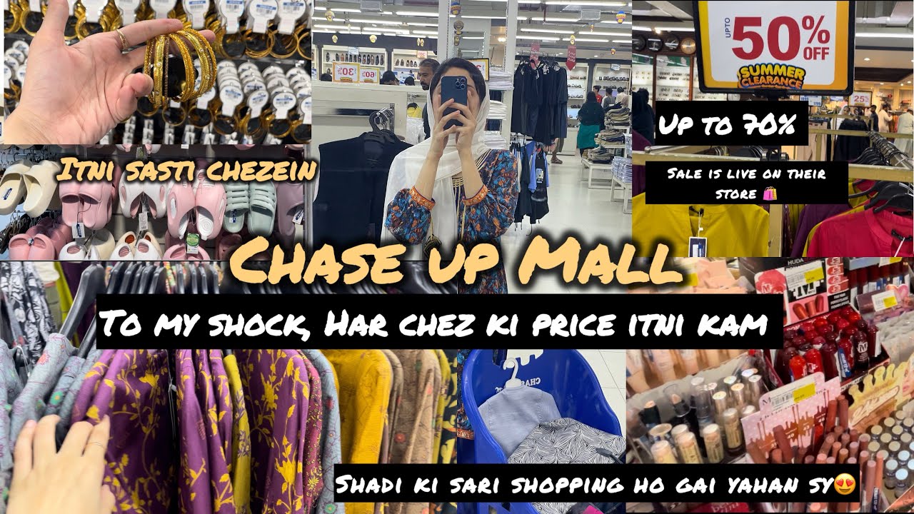 My visit at Chase Up Mall Gujranwala | Complete Range at one place | 70% Sale