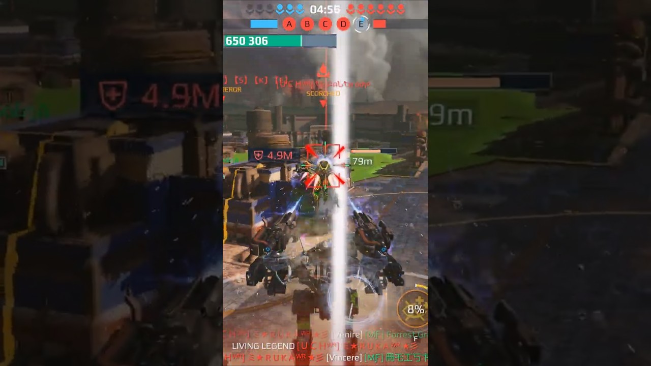 WR - Dealing 5 Million Damage Against UE Nodens | War Robots