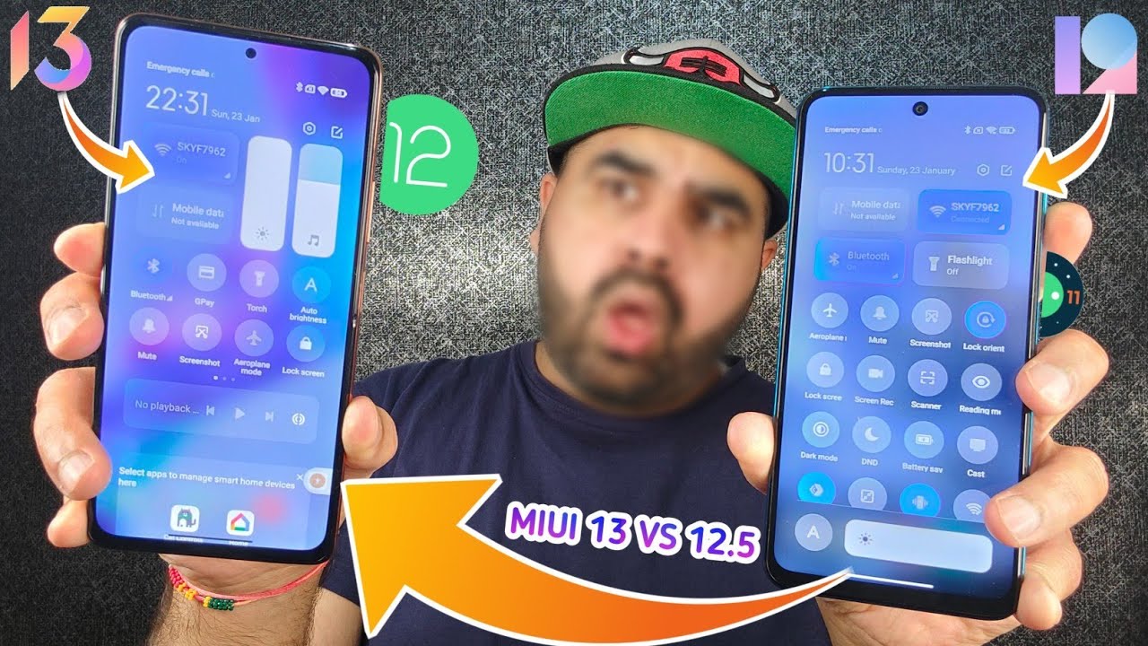 MIUI 13 VS MIUI 12.5 | MIUI 13 GLOBAL STABLE VS MIUI 12.5 ENHANCED INDIA STABLE TOP MAJOR DIFFERENCE