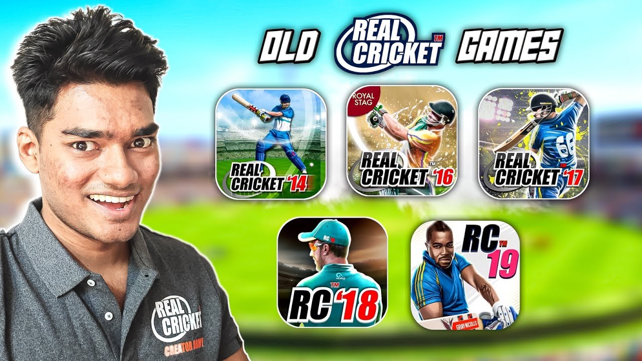 EVERY OLD REAL CRICKET GAMES IN ONE VIDEO