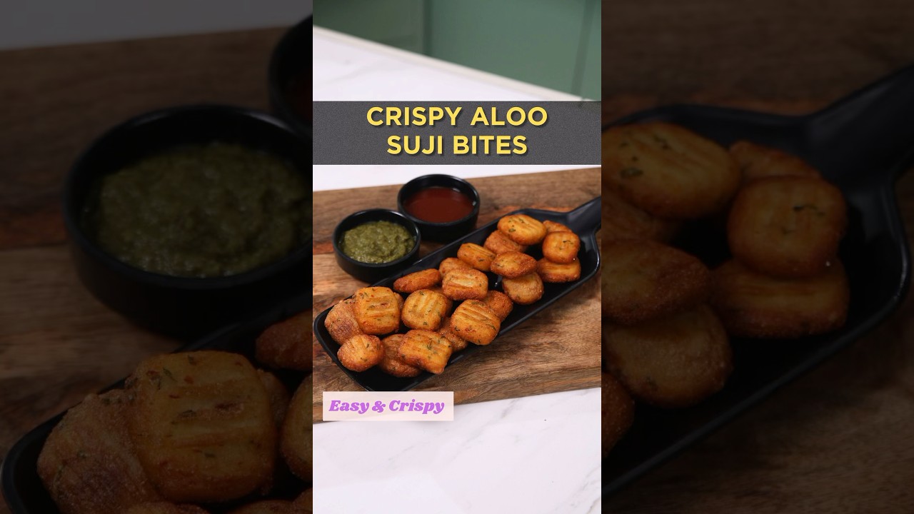Sooji Bites | Crispy | Quick | 10 Minमें सूजी आलू का मजेदार क्रिस्पी नाश्ता-देखते ही चाय साथ बनएंगे|