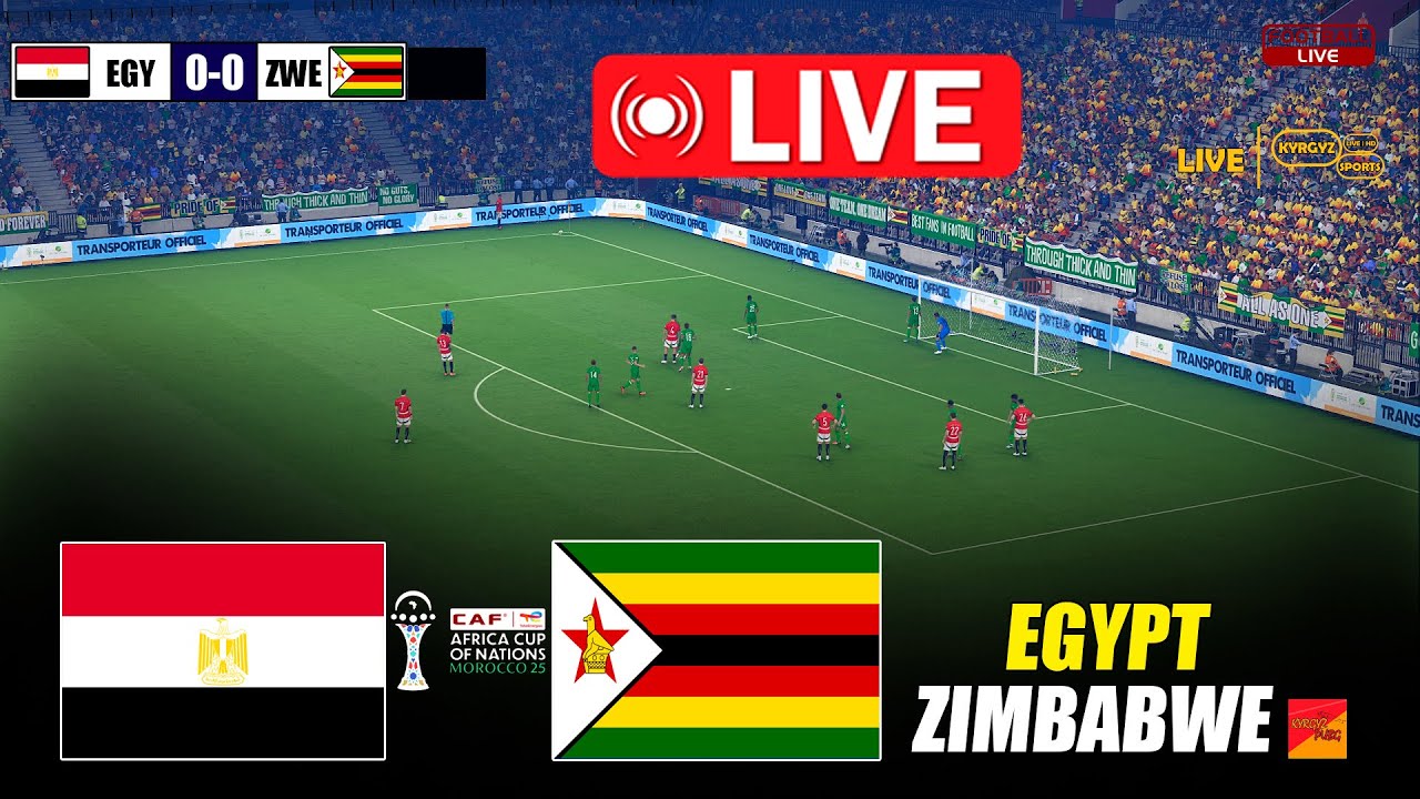 🔴LIVE : EGYPT vs ZIMBABWE | eFootball PES 21 Simulation Gameplay PC