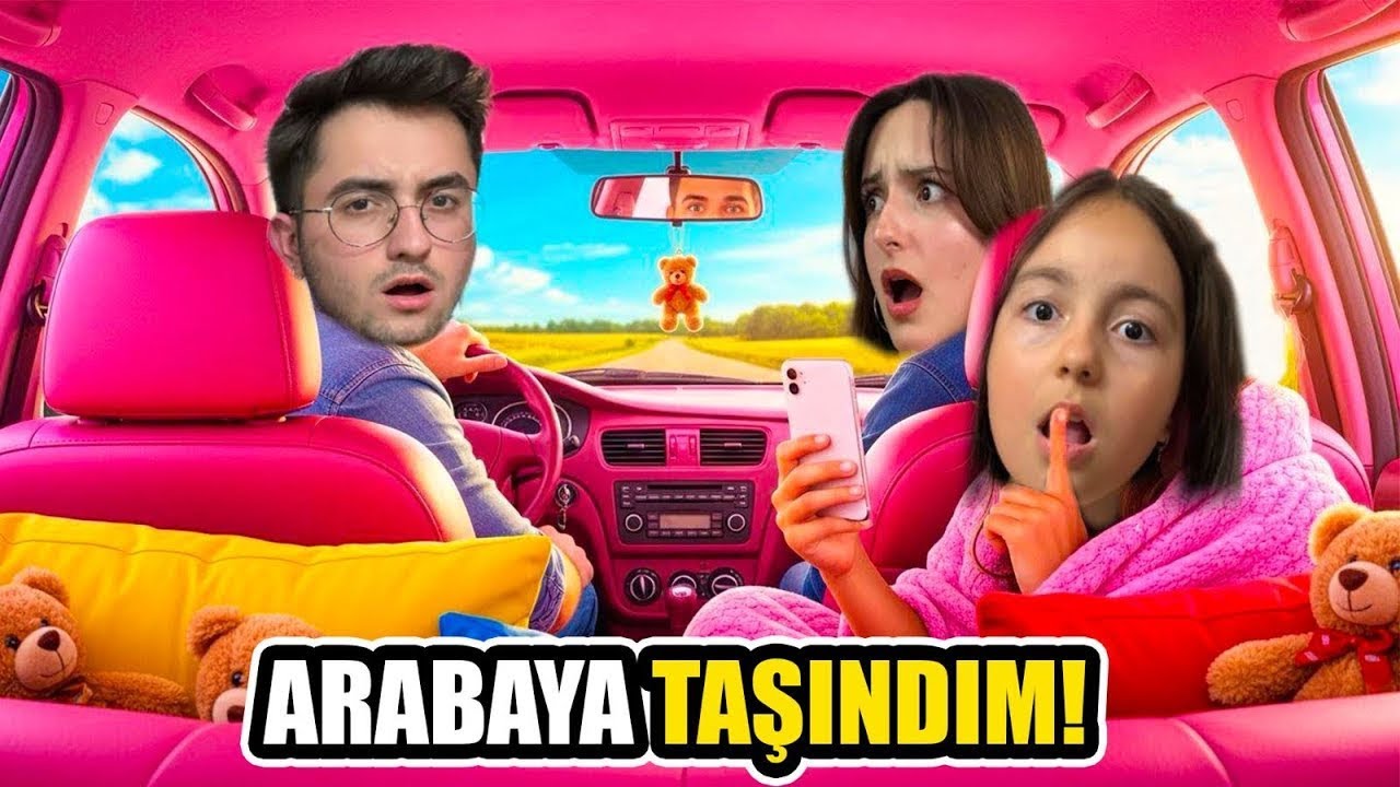 EYVAH‼️ZEYNEP VE HİRANUR EVİNİ ARABAYA TAŞIDI‼️ARABAYA TAŞINDIM