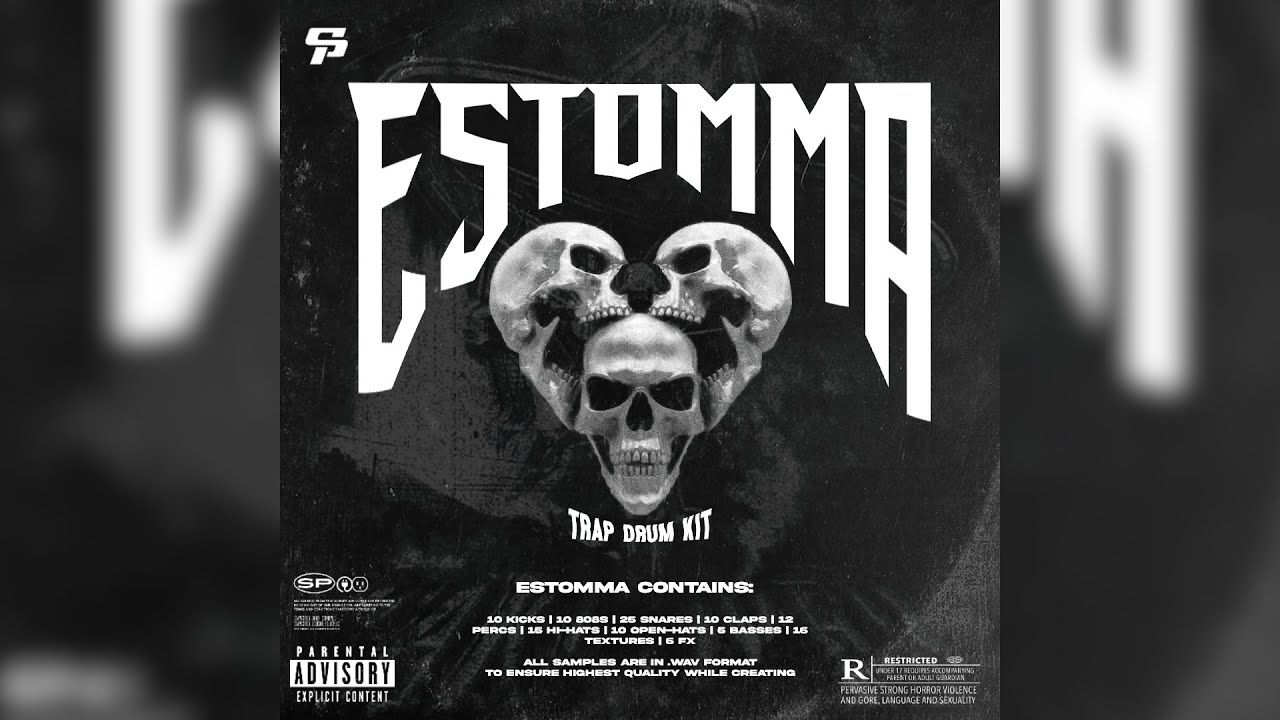 [ $5 ] ESTOMMA TRAP DRUM KIT - (808 Mafia, Metro Boomin, Wheezy)