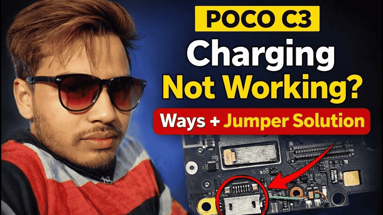 Poco C3 Charging Problem Fix | Charging Jumper All Problem Solved Hindi