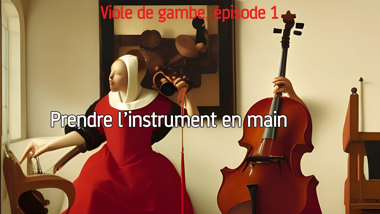 viole de gambe episode 1 : prendre l'instrument en main