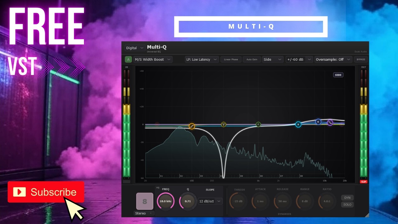 FREE Plugin 💥 Universal EQ Multi-Q by Dusk Audio