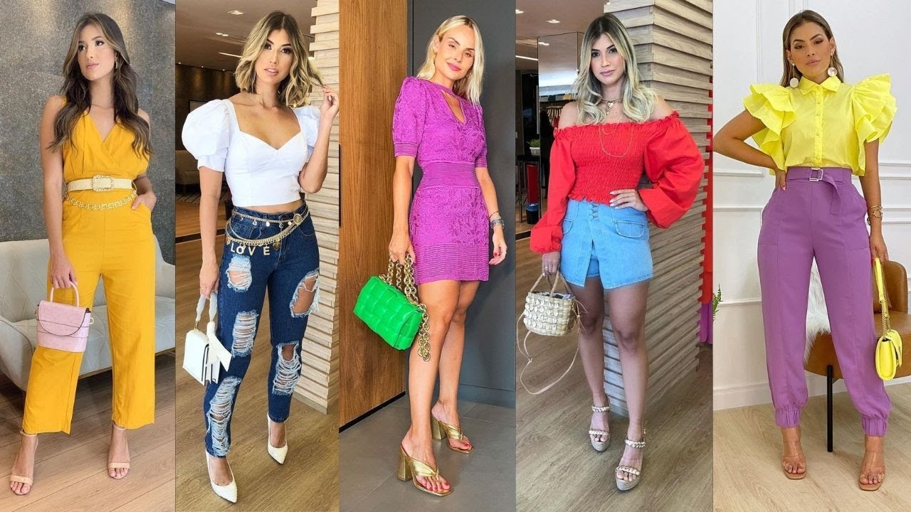 Tendencias  De  MODA Mujer PRIMAVERA VERANO 2021 Moda VERANO 2021 mujer  COLORES  De MODA 2021