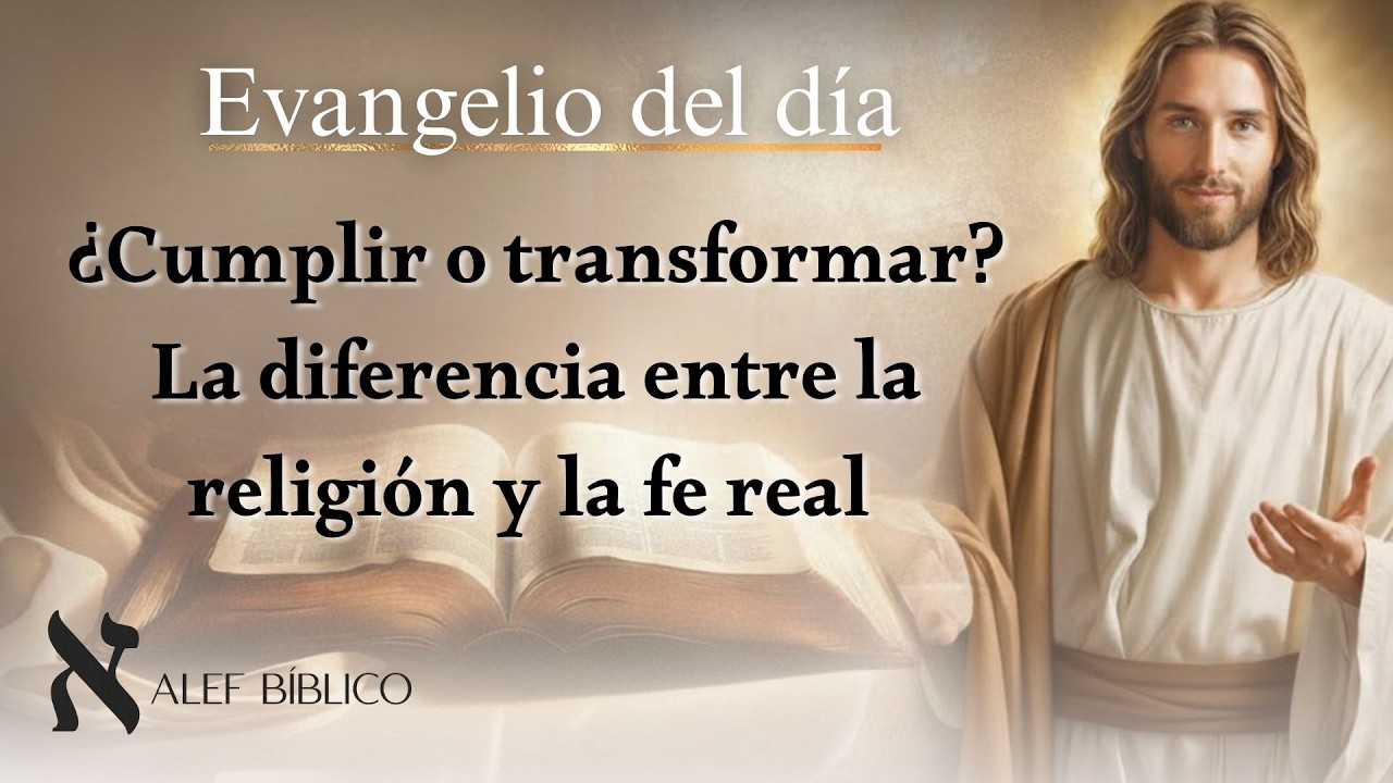 ¿Cumplir o transformar? La diferencia entre la religión y la fe real (Mateo 5, 17-37).
