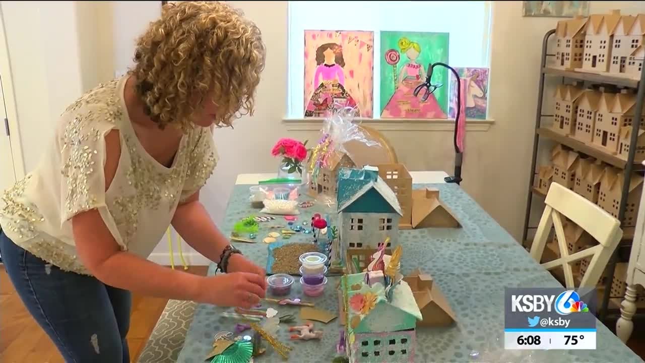 Local artist creates art kits for children during COVID-19 pandemic