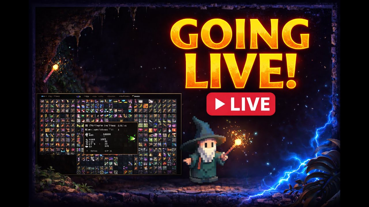 Playing some video games and just chillen, #gaming #live #noita #chill