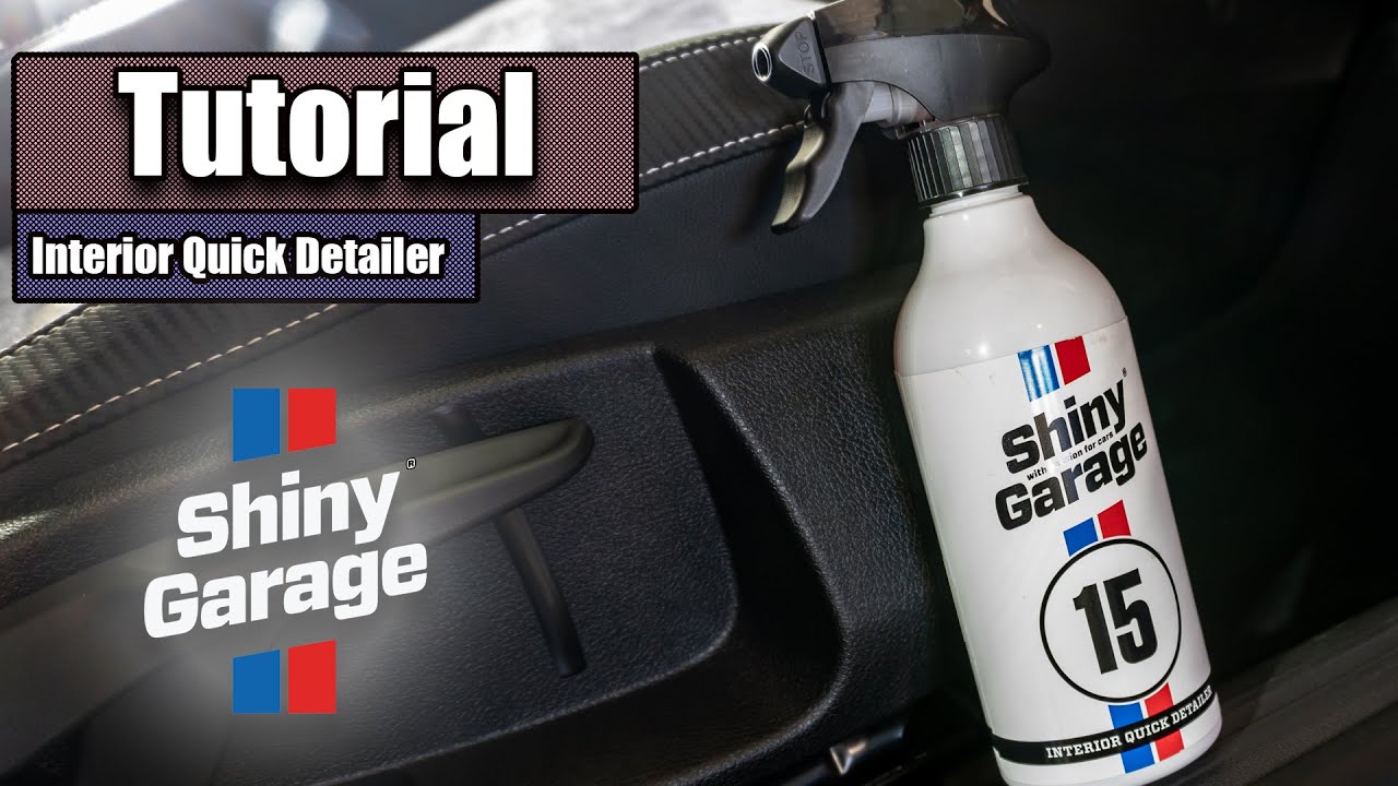 Shiny Garage Interior Quick Detailer Tutorial