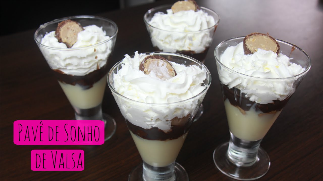 Pavê de Sonho de Valsa - Brincando de Ana Maria