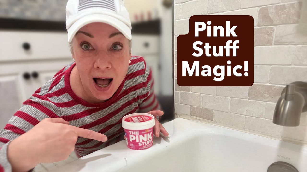 Как удалить царапины на фарфоровой ванне с помощью средства The Pink Stuff (быстрое и простое реш...