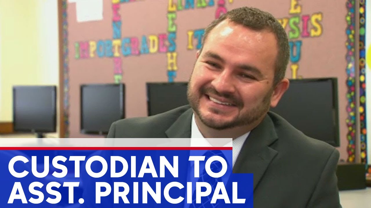 Man who started as custodian named school's assistant principal
