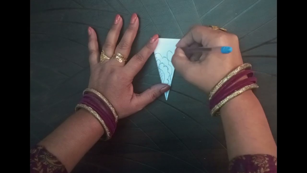 Paper rangoli
