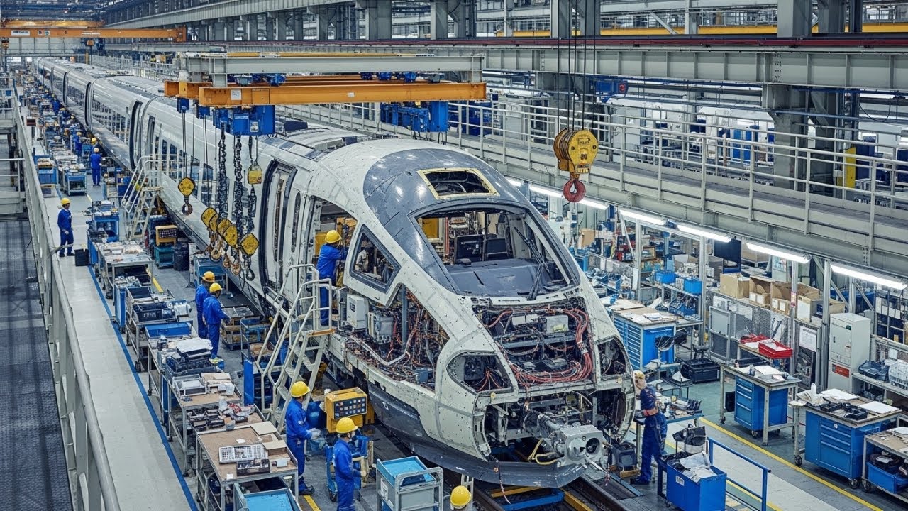 Inside Japan's $200M Bullet Train Factory Building the Shinkansen N700S FULL PROCESS